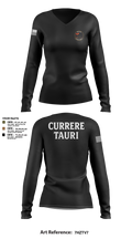 118th CES 57579615 Women's Long Sleeve V-neck Shirt - 3