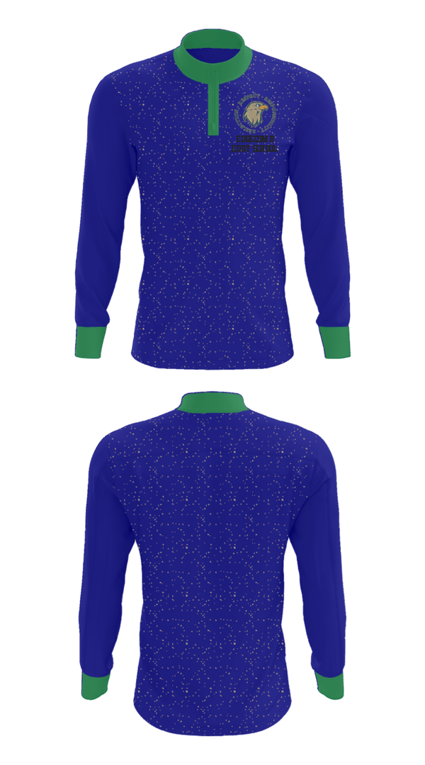 Quarter Zip Jacket, Edgecomb Eddy School, Spirit Store, Teamtime, Team time, sublimation, custom sports apparel, team uniforms, spirit wear, spiritwear, sports uniforms, custom shirts, team store, custom team store, fundraiser sports, apparel fundraiser
