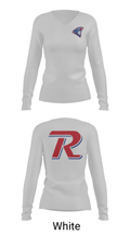 Revere High School Basketball 20629396 Women's Long Sleeve V-neck Shirt - 6