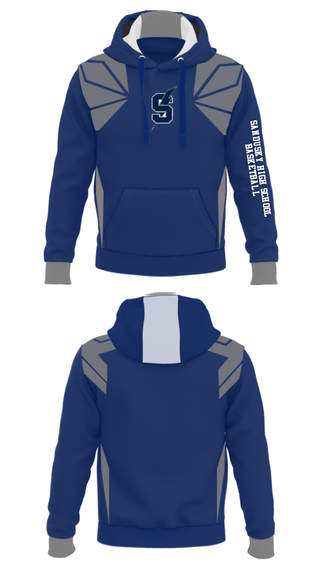 Hoodie, Sandusky High School Basketball, Men's Basketball, Teamtime, Team time, sublimation, custom sports apparel, team uniforms, spirit wear, spiritwear, sports uniforms, custom shirts, team store, custom team store, fundraiser sports, apparel fundraiser