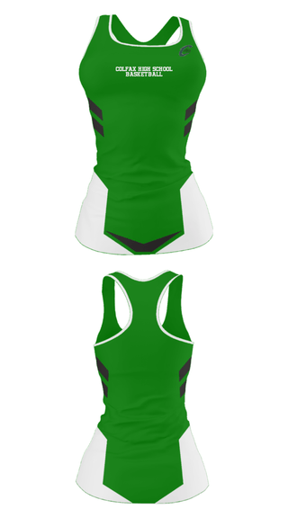Tank Top, Colfax High School Basketball, Women's Basketball, Teamtime, Team time, sublimation, custom sports apparel, team uniforms, spirit wear, spiritwear, sports uniforms, custom shirts, team store, custom team store, fundraiser sports, apparel fundraiser