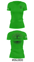 Greens point financial center 85507261 Women's Short Sleeve V-neck Shirt - 21