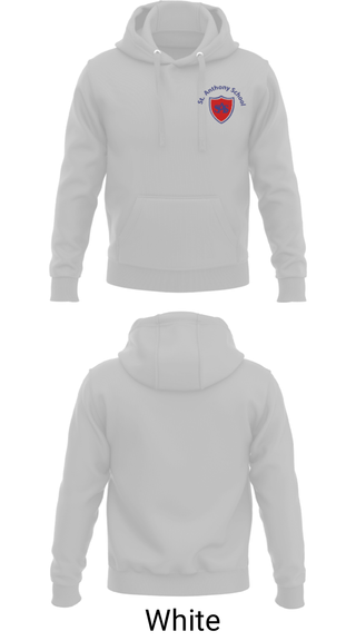 Hoodie, St Anthony Catholic School, Spirit Store, Teamtime, Team time, sublimation, custom sports apparel, team uniforms, spirit wear, spiritwear, sports uniforms, custom shirts, team store, custom team store, fundraiser sports, apparel fundraiser