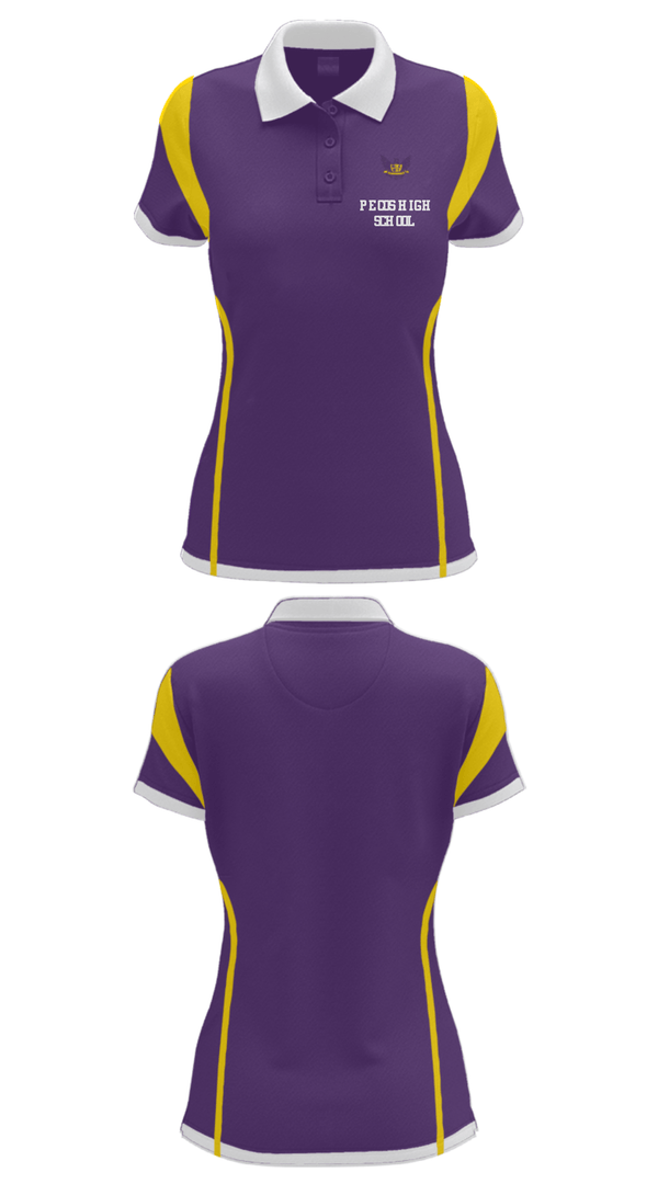 Women's Short Sleeve Performance Polo, Pecos High School, Spirit Store, Teamtime, Team time, sublimation, custom sports apparel, team uniforms, spirit wear, spiritwear, sports uniforms, custom shirts, team store, custom team store, fundraiser sports, apparel fundraiser