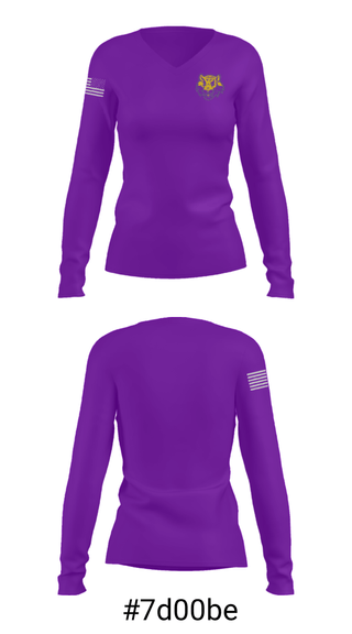 Women's Long Sleeve Vneck Shirt, Edward Lee McClain High School Basketball, Women's Basketball, Teamtime, Team time, sublimation, custom sports apparel, team uniforms, spirit wear, spiritwear, sports uniforms, custom shirts, team store, custom team store, fundraiser sports, apparel fundraiser