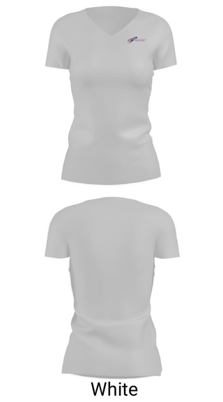 Women's Short Sleeve Vneck Shirt, 54Th Street Academy, Spirit Store, Teamtime, Team time, sublimation, custom sports apparel, team uniforms, spirit wear, spiritwear, sports uniforms, custom shirts, team store, custom team store, fundraiser sports, apparel fundraiser