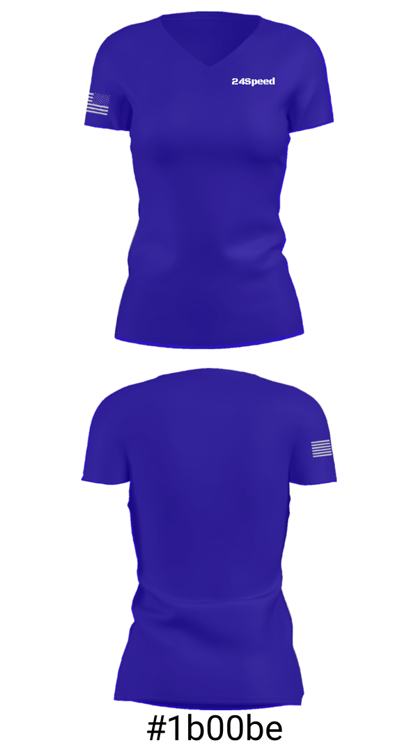 Women's Short Sleeve Vneck Shirt, 24Speed, Track & Field, Teamtime, Team time, sublimation, custom sports apparel, team uniforms, spirit wear, spiritwear, sports uniforms, custom shirts, team store, custom team store, fundraiser sports, apparel fundraiser