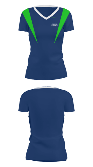Women's Short Sleeve Vneck Shirt, Preakness Early Childhood Center, Spirit Store, Teamtime, Team time, sublimation, custom sports apparel, team uniforms, spirit wear, spiritwear, sports uniforms, custom shirts, team store, custom team store, fundraiser sports, apparel fundraiser