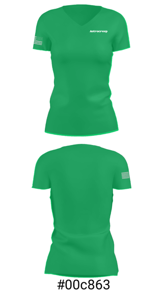 Women's Short Sleeve Vneck Shirt, Astrocreep, , Teamtime, Team time, sublimation, custom sports apparel, team uniforms, spirit wear, spiritwear, sports uniforms, custom shirts, team store, custom team store, fundraiser sports, apparel fundraiser