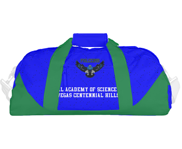 Duffle Bag, Coral Academy Of Science Las Vegas Centennial Hills, Spirit Store, Teamtime, Team time, sublimation, custom sports apparel, team uniforms, spirit wear, spiritwear, sports uniforms, custom shirts, team store, custom team store, fundraiser sports, apparel fundraiser