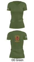 3rd. Battalion 7th. Marines 15768807 Women's Short Sleeve V-neck Shirt - 28