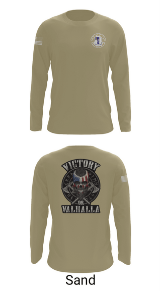 Long Sleeve Performance Shirt, 1-50 infantry battalion, Army, Teamtime, Team time, sublimation, custom sports apparel, team uniforms, spirit wear, spiritwear, sports uniforms, custom shirts, team store, custom team store, fundraiser sports, apparel fundraiser