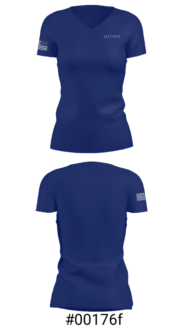 Women's Short Sleeve Vneck Shirt, Keystone Montessori School, Spirit Store, Teamtime, Team time, sublimation, custom sports apparel, team uniforms, spirit wear, spiritwear, sports uniforms, custom shirts, team store, custom team store, fundraiser sports, apparel fundraiser