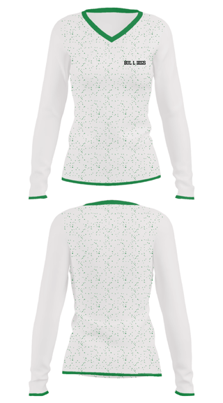 Women's Long Sleeve Vneck Shirt, Bulldogs, Men's Basketball, Teamtime, Team time, sublimation, custom sports apparel, team uniforms, spirit wear, spiritwear, sports uniforms, custom shirts, team store, custom team store, fundraiser sports, apparel fundraiser