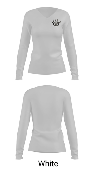 Women's Long Sleeve Vneck Shirt, Westview High School Gymnastics, Spirit Store, Teamtime, Team time, sublimation, custom sports apparel, team uniforms, spirit wear, spiritwear, sports uniforms, custom shirts, team store, custom team store, fundraiser sports, apparel fundraiser