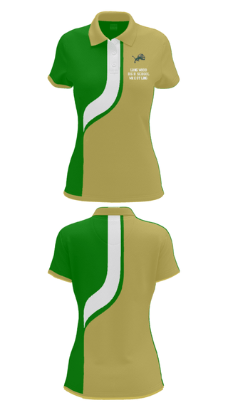 Women's Short Sleeve Performance Polo, Longwood High School Wrestling, Wrestling, Teamtime, Team time, sublimation, custom sports apparel, team uniforms, spirit wear, spiritwear, sports uniforms, custom shirts, team store, custom team store, fundraiser sports, apparel fundraiser