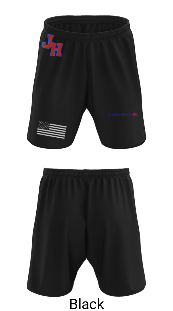 Athletic Shorts With Pockets, Jonesboro-Hodge High School Basketball, Women's Basketball, Teamtime, Team time, sublimation, custom sports apparel, team uniforms, spirit wear, spiritwear, sports uniforms, custom shirts, team store, custom team store, fundraiser sports, apparel fundraiser