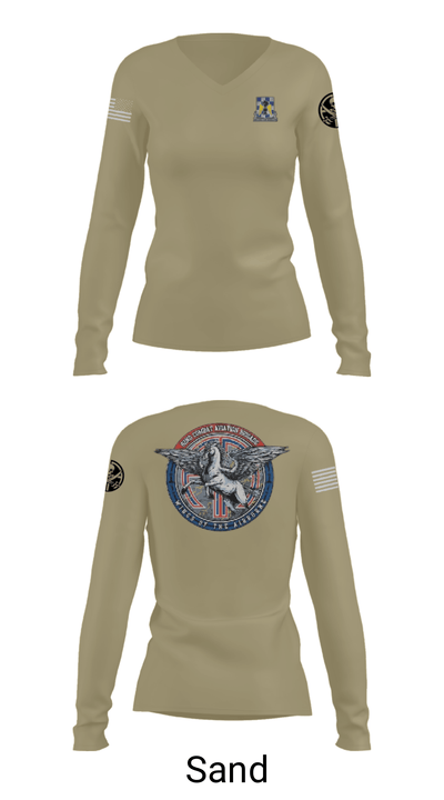 2-82 61836862 Women's Long Sleeve V-neck Shirt - 47