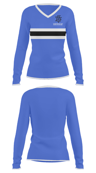Women's Long Sleeve Vneck Shirt, Leavenworth High School Wrestling, Wrestling, Teamtime, Team time, sublimation, custom sports apparel, team uniforms, spirit wear, spiritwear, sports uniforms, custom shirts, team store, custom team store, fundraiser sports, apparel fundraiser