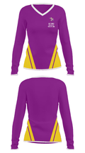 Defiance College Wrestling 28459839 Women's Long Sleeve V-neck Shirt - 24