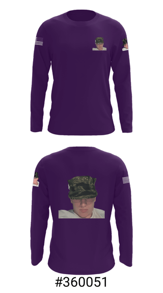 Long Sleeve Performance Shirt, Airborne division, Air Force, Teamtime, Team time, sublimation, custom sports apparel, team uniforms, spirit wear, spiritwear, sports uniforms, custom shirts, team store, custom team store, fundraiser sports, apparel fundraiser