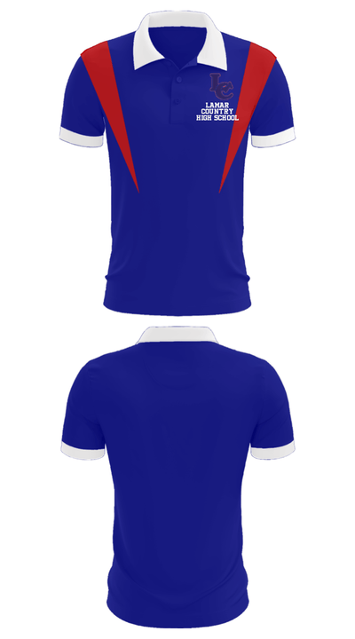 Lamar Country High School 65965333 Short Sleeve Performance Polo - 24