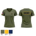 Columbiana county sheriff Women's Short Sleeve V-neck Shirt - 1