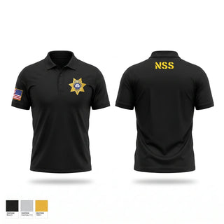 Short Sleeve Performance Polo, National Security, Police, Teamtime, Team time, sublimation, custom sports apparel, team uniforms, spirit wear, spiritwear, sports uniforms, custom shirts, team store, custom team store, fundraiser sports, apparel fundraiser