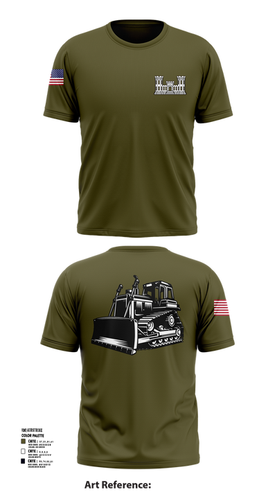 A co 229th Heavy 11453419 Short Sleeve Performance Shirt - 102
