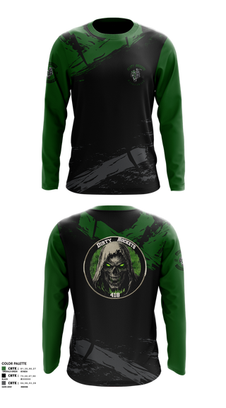 Long Sleeve Performance Shirt, Dirty Rockets MCDirty Rockets MC, Men's Basketball, Teamtime, Team time, sublimation, custom sports apparel, team uniforms, spirit wear, spiritwear, sports uniforms, custom shirts, team store, custom team store, fundraiser sports, apparel fundraiser