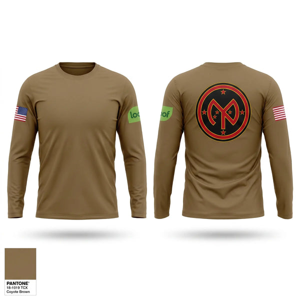 Long Sleeve Performance Shirt, A Co, 1-69th IN, National Guard, Teamtime, Team time, sublimation, custom sports apparel, team uniforms, spirit wear, spiritwear, sports uniforms, custom shirts, team store, custom team store, fundraiser sports, apparel fundraiser