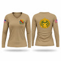 C CO, 787 MP BN Women's Long Sleeve V-neck Shirt - 1