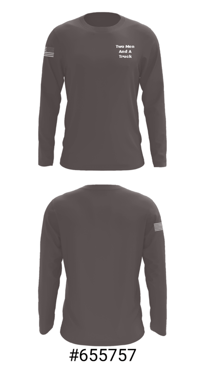 Two Men And A Truck 33024753 Long Sleeve Performance Shirt - 18