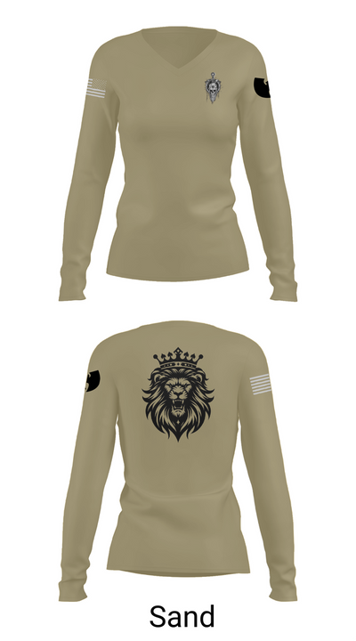 Vikings 78762125 Women's Long Sleeve V-neck Shirt - 97