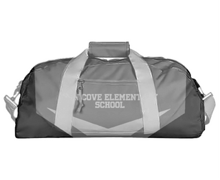 Duffle Bag, Van Cove Elementary School, Spirit Store, Teamtime, Team time, sublimation, custom sports apparel, team uniforms, spirit wear, spiritwear, sports uniforms, custom shirts, team store, custom team store, fundraiser sports, apparel fundraiser