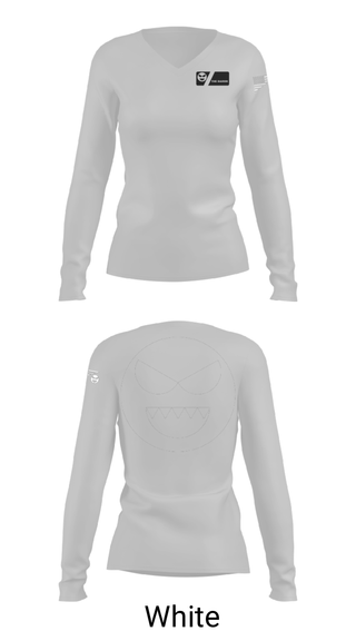 Women's Long Sleeve Vneck Shirt, UGA, , Teamtime, Team time, sublimation, custom sports apparel, team uniforms, spirit wear, spiritwear, sports uniforms, custom shirts, team store, custom team store, fundraiser sports, apparel fundraiser
