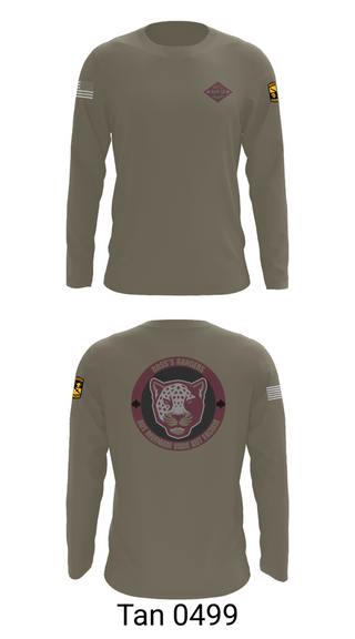 Long Sleeve Performance Shirt, Ross Rangers, Army, Teamtime, Team time, sublimation, custom sports apparel, team uniforms, spirit wear, spiritwear, sports uniforms, custom shirts, team store, custom team store, fundraiser sports, apparel fundraiser