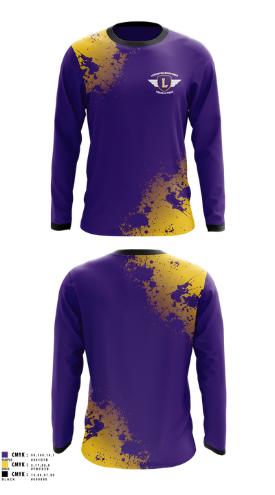 Lexington Minutemen 16746674 Long Sleeve Performance Shirt 1