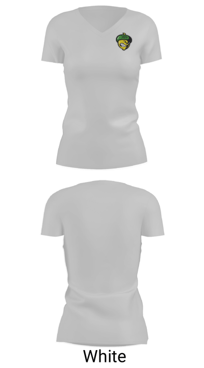 Live Oak High School Swimming 98269774 Women's Short Sleeve V-neck Shirt - 7