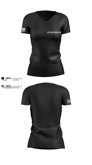 Womens Short Sleeve Vneck Shirt, 1st BN 515th RTI, Army, Teamtime, Team time, sublimation, custom sports apparel, team uniforms, spirit wear, spiritwear, sports uniforms, custom shirts, team store, custom team store, fundraiser sports, apparel fundraiser