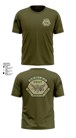 Short Sleeve Performance Shirt, SEMLEC SWAT, Police, Teamtime, Team time, sublimation, custom sports apparel, team uniforms, spirit wear, spiritwear, sports uniforms, custom shirts, team store, custom team store, fundraiser sports, apparel fundraiser