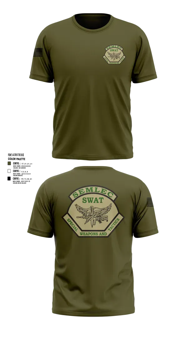 Short Sleeve Performance Shirt, SEMLEC SWAT, Police, Teamtime, Team time, sublimation, custom sports apparel, team uniforms, spirit wear, spiritwear, sports uniforms, custom shirts, team store, custom team store, fundraiser sports, apparel fundraiser