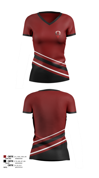 Womens Short Sleeve Vneck Shirt, Kings, Golf, Teamtime, Team time, sublimation, custom sports apparel, team uniforms, spirit wear, spiritwear, sports uniforms, custom shirts, team store, custom team store, fundraiser sports, apparel fundraiser