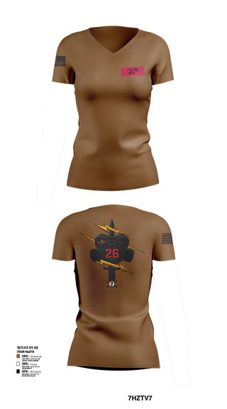 Womens Short Sleeve Vneck Shirt, 26th CM Co, , Teamtime, Team time, sublimation, custom sports apparel, team uniforms, spirit wear, spiritwear, sports uniforms, custom shirts, team store, custom team store, fundraiser sports, apparel fundraiser