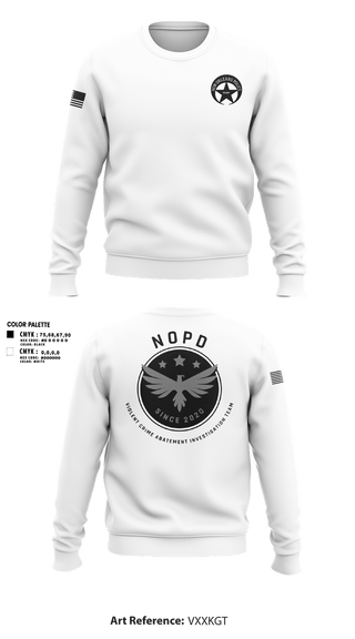 Crew Neck Sweatshirt, VCAIT, Police, Teamtime, Team time, sublimation, custom sports apparel, team uniforms, spirit wear, spiritwear, sports uniforms, custom shirts, team store, custom team store, fundraiser sports, apparel fundraiser