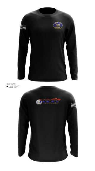 Long Sleeve Performance Shirt, Webb City Police Department, Police, Teamtime, Team time, sublimation, custom sports apparel, team uniforms, spirit wear, spiritwear, sports uniforms, custom shirts, team store, custom team store, fundraiser sports, apparel fundraiser
