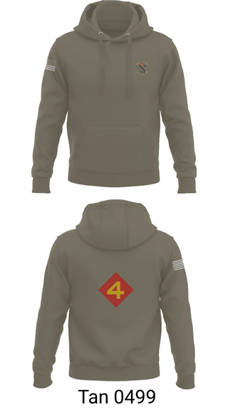 Hoodie, 14th Marine regiment 4th Marine corps division, , Teamtime, Team time, sublimation, custom sports apparel, team uniforms, spirit wear, spiritwear, sports uniforms, custom shirts, team store, custom team store, fundraiser sports, apparel fundraiser