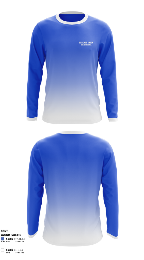 Long Sleeve Performance Shirt, Phoenix Union High School District Classified Employees Association, Cycling, Teamtime, Team time, sublimation, custom sports apparel, team uniforms, spirit wear, spiritwear, sports uniforms, custom shirts, team store, custom team store, fundraiser sports, apparel fundraiser