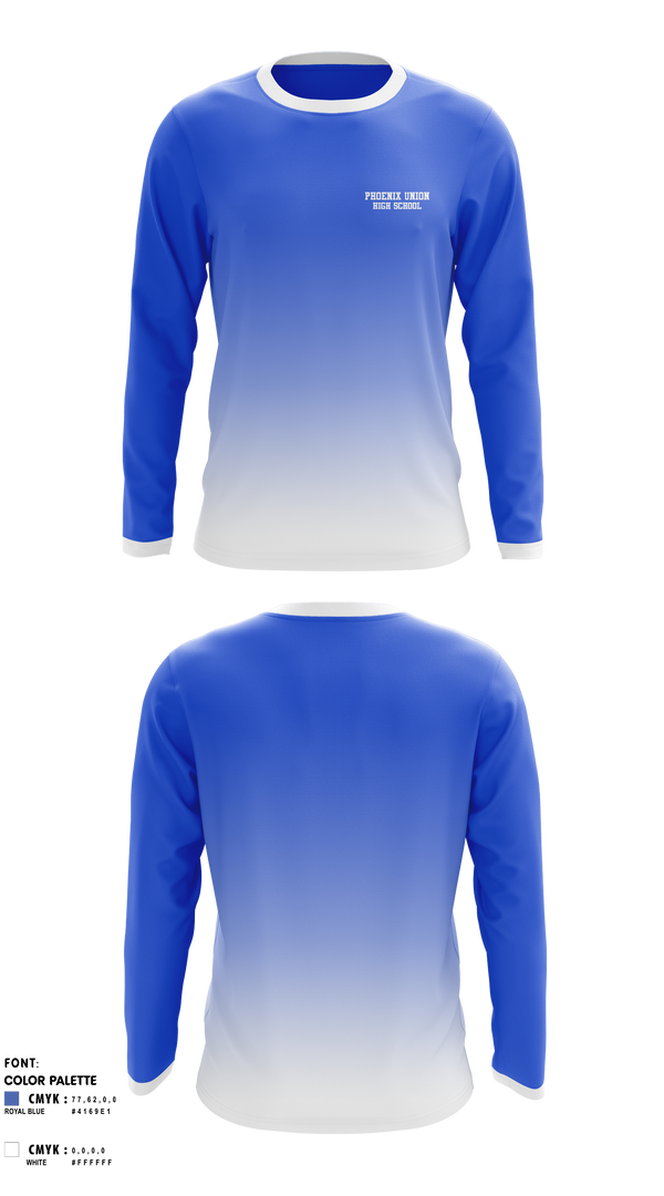 Long Sleeve Performance Shirt, Phoenix Union High School District Classified Employees Association, Cycling, Teamtime, Team time, sublimation, custom sports apparel, team uniforms, spirit wear, spiritwear, sports uniforms, custom shirts, team store, custom team store, fundraiser sports, apparel fundraiser