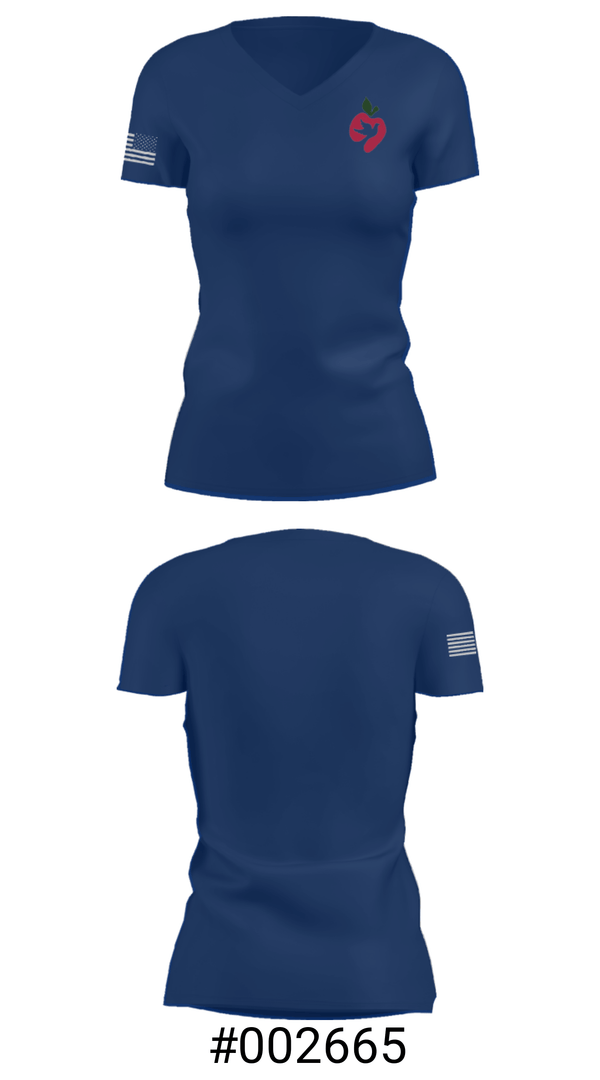 Women's Short Sleeve Vneck Shirt, Standifer Gap Sda School, Spirit Store, Teamtime, Team time, sublimation, custom sports apparel, team uniforms, spirit wear, spiritwear, sports uniforms, custom shirts, team store, custom team store, fundraiser sports, apparel fundraiser